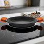 Padella per paella in alluminio Orbegozo da 32 cm | Compatibile con piani cottura a induzione | Manici in silicone | 32 x 4,5 cm Padella per paella in alluminio Orbegozo da 32 cm | Compatibile con piani cottura a induzione | Manici in silicone | 32 x 4,5 cm