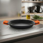 Orbegozo 32cm Aluminum Paella Pan | Induction Compatible | Silicone Handles | 32 x 4.5cm Orbegozo 32cm Aluminum Paella Pan | Induction Compatible | Silicone Handles | 32 x 4.5cm