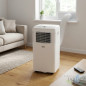 Climatiseur portable Beko 9000 BTU (2250 frigorifiques) avec réfrigérant performant, blanc
