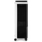 Refroidisseur d'air par évaporation 150 W avec humidificateur et réservoir de 37 litres, 43 x 34 x 97 cm