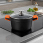 Cacerola honda de aluminio fundido Orbegozo FULL INDUCTION, Ø 20cm, Cacerola aluminio fundido, Cacerola inducción Cacerola honda de aluminio fundido Orbegozo FULL INDUCTION, Ø 20cm, Cacerola aluminio fundido, Cacerola inducción