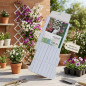 Grata in PVC bianco 100 x 200 cm, per rampicanti. Utile per giardini, recinzioni, decorazioni, supporto piante Grata in PVC bianco 100 x 200 cm, per rampicanti. Utile per giardini, recinzioni, decorazioni, supporto piante