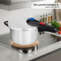Olla súper rápida 6 Litros Orbegozo, Ø 22cm, acero inoxidable 18/10, apta para todo tipo de fuegos. Olla rápida, olla de presión Olla súper rápida 6 Litros Orbegozo, Ø 22cm, acero inoxidable 18/10, apta para todo tipo de fuegos. Olla rápida, olla de presión
