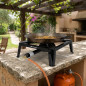 Gas stove.  Power: 7,000W.  Cast iron burner.  Outside use.