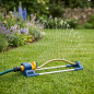 Arroseur de jardin oscillant 18 trous, barre métallique