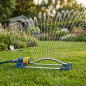 Arroseur de jardin oscillant 18 trous, barre métallique