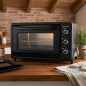Horno Eléctrico de Sobremesa 39 Litros, Convección 1450W, Temporizador, Selector de Temperatura, 33 x 62 x 43 cm, negro