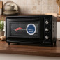 Horno Eléctrico de Sobremesa 39 Litros, Convección 1450W, Temporizador, Selector de Temperatura, 33 x 62 x 43 cm, negro Horno Eléctrico de Sobremesa 39 Litros, Convección 1450W, Temporizador, Selector de Temperatura, 33 x 62 x 43 cm, negro