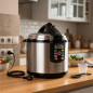 Panela de pressão elétrica programável, 8L, timer até 24 horas, cozimento ultra rápido, panela de pressão, programável, 8L