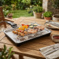 Barbecue de table électrique Orbegozo 2000W. Dimensions de la grille: 37 x 26 cm