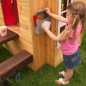 Maison de jouet en bois d'extérieur moderne