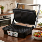 GRILL INOX Orbegozo. Plate with non-stick coating. Healthy cooking without oils. Power: 1,500 W. GRILL INOX Orbegozo. Plate with non-stick coating. Healthy cooking without oils. Power: 1,500 W.