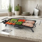 Orbegozo ceramic roasting board. Adjustable thermostat. Roast surface 275x490 mm. Non-stick. Power 2,400 W. Orbegozo ceramic roasting board. Adjustable thermostat. Roast surface 275x490 mm. Non-stick. Power 2,400 W.