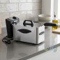 Professional steel fryer - INOX Orbegozo. 1.5 liter capacity. Adjustable thermostat. Power 1,500 W. Professional steel fryer - INOX Orbegozo. 1.5 liter capacity. Adjustable thermostat. Power 1,500 W.