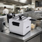  Orbegozo Professionelle Fritteuse aus Edelstahl.  Fassungsvermögen 8 L. Einstellbarer Thermostat.  Leistung 3.000 W