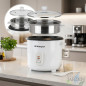 Cocedor de arroz, 700W, 1.8L, función mantenimiento del calor. Vaporera para vegetales Cocedor de arroz, 700W, 1.8L, función mantenimiento del calor. Vaporera para vegetales