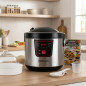 Máquina de Cocinar Programable | Capacidad 5 L | 11 Programas Automáticos | Cocción al Vapor, Sofrito y Recalentado Máquina de Cocinar Programable | Capacidad 5 L | 11 Programas Automáticos | Cocción al Vapor, Sofrito y Recalentado