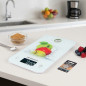 Balança de Cozinha Digital de Vidro de 5kg - Graduação de 1g | Balança de Cozinha Digital | Balança de Cozinha Digital | Peso de