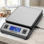 Balance de cuisine precision électronique. Pèse jusqu'à 40 Kg. Écran LCD. Surface Inox 17x19 cm Balance de cuisine precision électronique. Pèse jusqu'à 40 Kg. Écran LCD. Surface Inox 17x19 cm