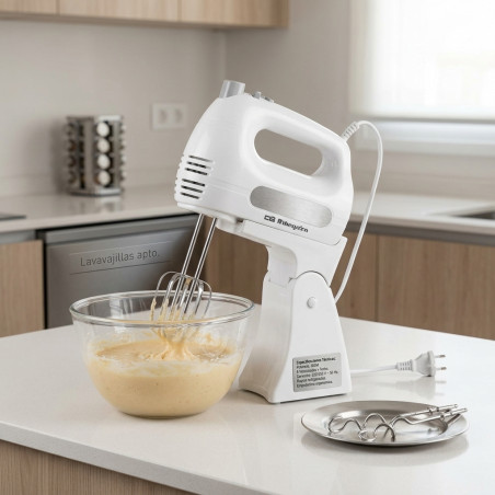 Robot pâtissier Orbegozo 400 W | 6 vitesses puissantes | Robot culinaire