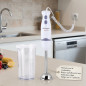 Batidora de Mano 400W | Batidora de Varilla Blanca Orbegozo | Cuchilla de Acero Inoxidable | Mango Ergonómico Batidora de Mano 400W | Batidora de Varilla Blanca Orbegozo | Cuchilla de Acero Inoxidable | Mango Ergonómico