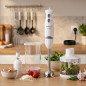 400W Hand Mixer | Orbegozo White Hand Mixer | Stainless Steel Blade | Ergonomic Handle 400W Hand Mixer | Orbegozo White Hand Mixer | Stainless Steel Blade | Ergonomic Handle