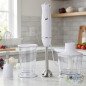 800W Hand Blender | Orbegozo Blender with Mixing Cup | Stainless Steel Blade | Ergonomic Handle 800W Hand Blender | Orbegozo Blender with Mixing Cup | Stainless Steel Blade | Ergonomic Handle