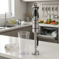 100W Hand Blender | Orbegozo Blender with Mixing Cup | Stainless Steel Blade | Ergonomic Handle 100W Hand Blender | Orbegozo Blender with Mixing Cup | Stainless Steel Blade | Ergonomic Handle