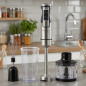 Liquidificador de mão de 1000 W | Liquidificador Orbegozo com copo medidor | Lâmina de aço inoxidável | Cabo ergonômico Liquidificador de mão de 1000 W | Liquidificador Orbegozo com copo medidor | Lâmina de aço inoxidável | Cabo ergonômico