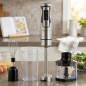 Liquidificador de mão de 1000 W | Liquidificador Orbegozo com copo medidor | Lâmina de aço inoxidável | Cabo ergonômico Liquidificador de mão de 1000 W | Liquidificador Orbegozo com copo medidor | Lâmina de aço inoxidável | Cabo ergonômico