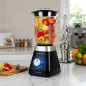 Frullatore da 500 W | Brocca in vetro da 1 litro | 2 velocità + funzione Turbo | Funzione tritaghiaccio | Ideale per frullati e Frullatore da 500 W | Brocca in vetro da 1 litro | 2 velocità + funzione Turbo | Funzione tritaghiaccio | Ideale per frullati e