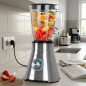 Batidora de Vaso 1500 W | Jarra de Cristal 1,5 L | 5 Velocidades + Función Turbo | Pica Hielo | Ideal para Batidos, Smoothies Batidora de Vaso 1500 W | Jarra de Cristal 1,5 L | 5 Velocidades + Función Turbo | Pica Hielo | Ideal para Batidos, Smoothies
