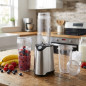 Blender 300 W | 2 bols (570 ml et 400 ml) | Fonction glace pilée | Idéal pour les milkshakes, les smoothies et les cocktails Blender 300 W | 2 bols (570 ml et 400 ml) | Fonction glace pilée | Idéal pour les milkshakes, les smoothies et les cocktails