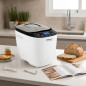 Panificadora 550 W | Máquina para Hacer Pan Casero | Capacidad para Pan de 700 g a 1 kg | Temporizador hasta 13 Horas