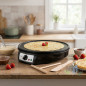 Piastra elettrica per crêpes Orbegozo da 1000 W | Per crêpes, pancake e tortillas, antiaderente, 30 cm | Termostato regolabile Piastra elettrica per crêpes Orbegozo da 1000 W | Per crêpes, pancake e tortillas, antiaderente, 30 cm | Termostato regolabile