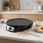 Piastra elettrica per crêpes Orbegozo da 1000 W | Per crêpes, pancake e tortillas, antiaderente, 30 cm | Termostato regolabile Piastra elettrica per crêpes Orbegozo da 1000 W | Per crêpes, pancake e tortillas, antiaderente, 30 cm | Termostato regolabile