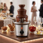 3-Tier Chocolate Fountain | Stainless Steel | 32W | Keep Warm Function | Portable Chocolate Fountain 3-Tier Chocolate Fountain | Stainless Steel | 32W | Keep Warm Function | Portable Chocolate Fountain