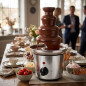 3-Tier Chocolate Fountain | Stainless Steel | 32W | Keep Warm Function | Portable Chocolate Fountain 3-Tier Chocolate Fountain | Stainless Steel | 32W | Keep Warm Function | Portable Chocolate Fountain