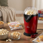 Machine à pop-corn portable 1000 W | Pop-corn prêt en quelques minutes | Préparation rapide et facile