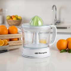 Espremedor Elétrico de 1 Litro | Espremedor Elétrico de Laranja | Extrator de Suco Removível Anti-Gotejamento de 25W