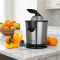 Exprimidor Electrico de Brazo | Exprimidor de Naranjas Eléctrico Vertido Continuo | Exprimidor de Zumo Antigoteo 160W