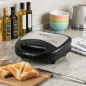 2-in-1 Sandwich Maker 750W | Interchangeable Sandwich and Grill Plates | Non-stick | Non-slip Base