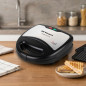 2-in-1 Sandwich Maker 750W | Interchangeable Sandwich and Grill Plates | Non-stick | Non-slip Base