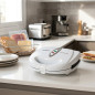 800W Electric Sandwich Maker | Makes 2 Sandwiches | Non-Stick Coating | Overheating Protection
