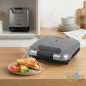 Sandwichera Electrica 800W | Recubrimiento Antiadherente | Protección contra Sobrecalentamiento | Base Antideslizante