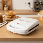 Electric Sandwich Maker 1500W | Makes 4 Sandwiches | Non-Stick Coating | Overheating Protection