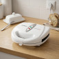 800W Electric Sandwich Maker | Makes 2 Sandwiches | Non-Stick Coating | Overheating Protection