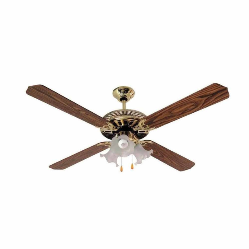 Ventilador de Techo Clasico 132 cm 45W 3 Velocidades Thulos | Ventilador 4 Aspas con Luz para el Hogar Ventilador de Techo Clasico 132 cm 45W 3 Velocidades Thulos | Ventilador 4 Aspas con Luz para el Hogar