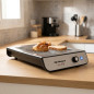 Tostadora de Pan 600W | Tostador Plano Horizontal | Tostador con 6 Niveles de Calor | Tostadora Acero Inoxidable Recoge Migas Tostadora de Pan 600W | Tostador Plano Horizontal | Tostador con 6 Niveles de Calor | Tostadora Acero Inoxidable Recoge Migas