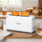 Torradeira de 850 W | Torradeira de 2 fatias (36 mm) | 7 níveis de tostagem | Torradeira com temporizador